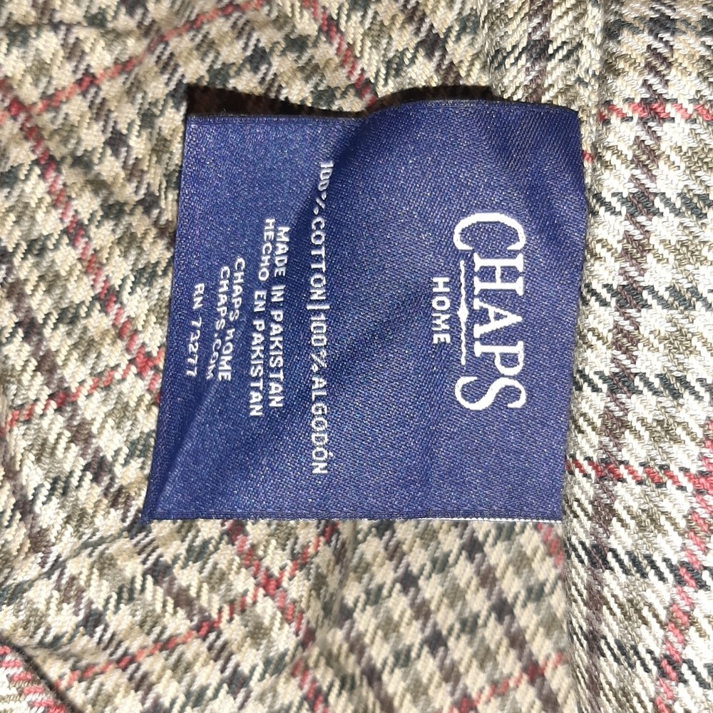 CHAPS HOME Brittany Plaid Euro shams - Picture 10 of 15